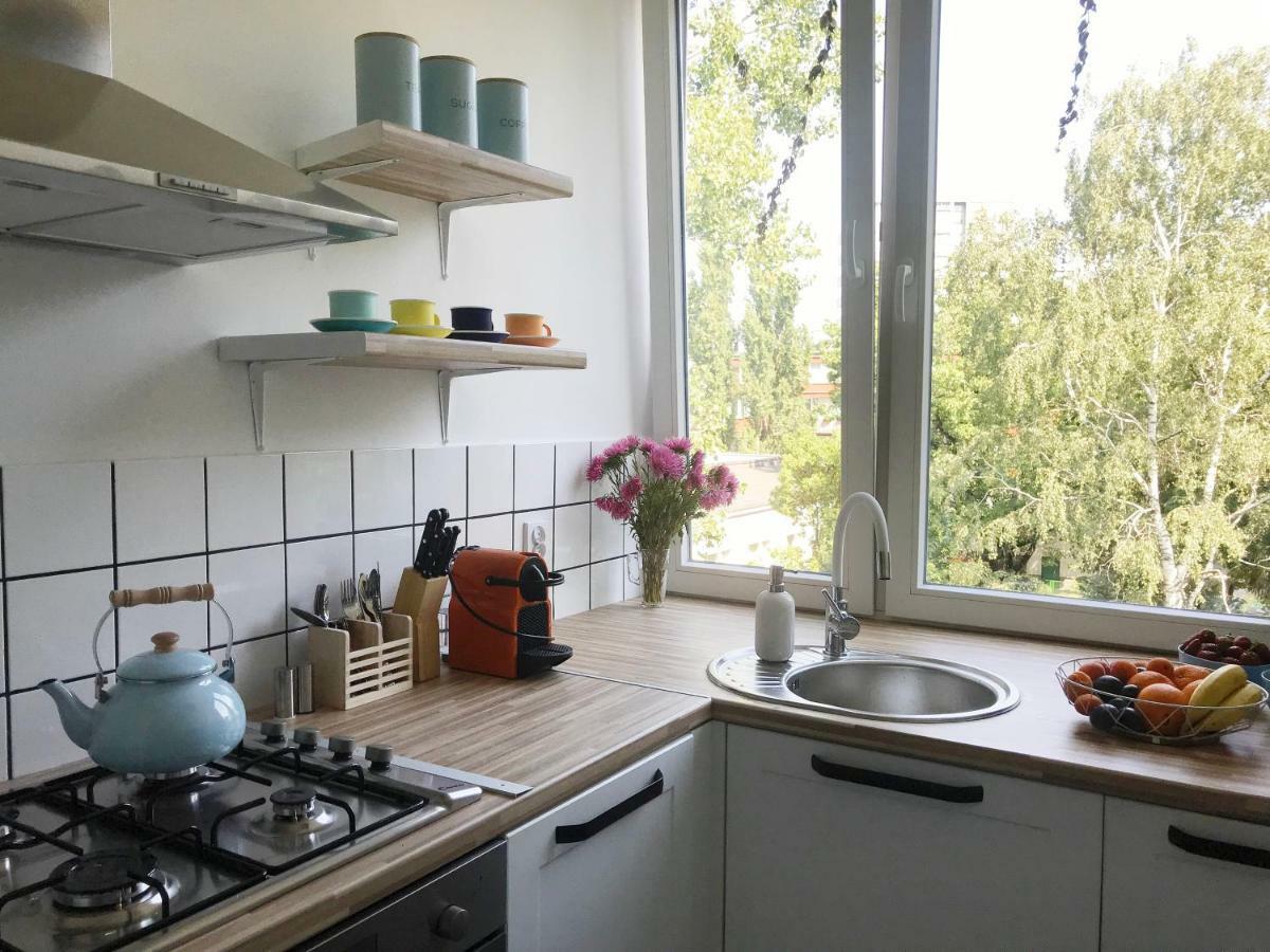 Sloneczny I Cichy Apartament Przy Starym Miescie Varšava Exteriér fotografie